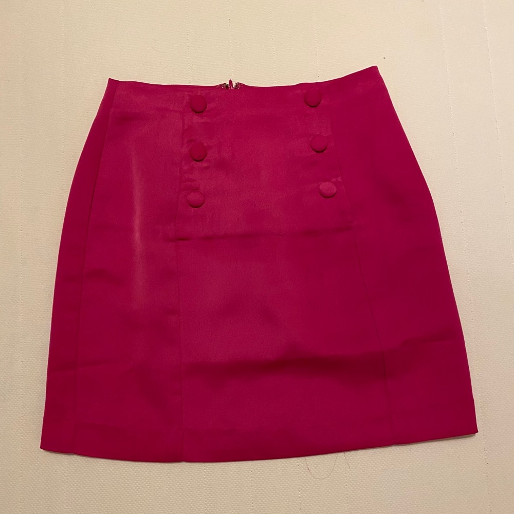 NBD mini skirt in hot pink